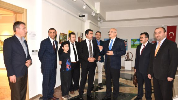 Şehit Mustafa Avcu Güzel Sanatlar Lisesi Yıl Sonu Sergisi Açtı