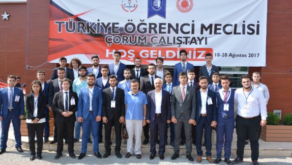 Türkiye Öğrenci Meclisi Çalıştayı Çorumda Yapıldı
