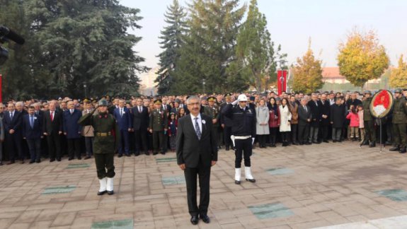 Gazi Mustafa Kemal ATATÜRK Ebediyete İrtihalinin 79. Yıl Dönümünde Törenlerle Anıldı.