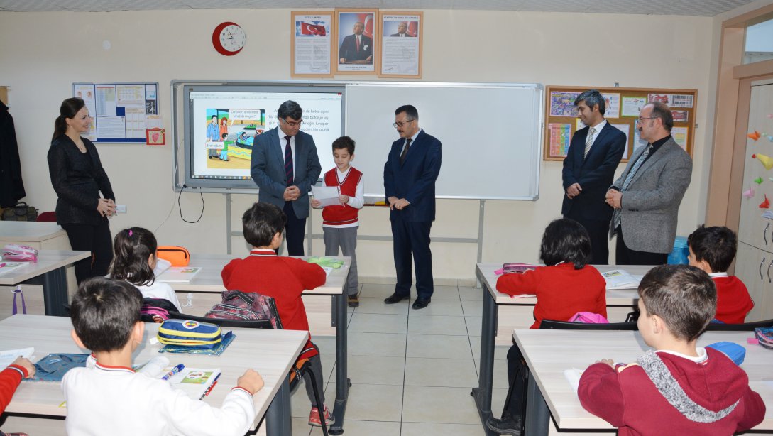 Vali Yardımcısı Sayın Recep YÜKSEL Fatih Sultan Mehmet İlkokulunu Ziyaret Etti