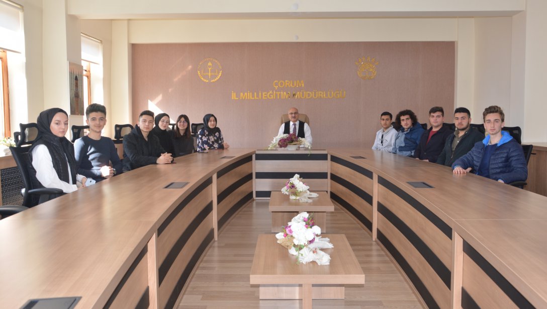 İl Milli Eğitim Müdürümüz Sayın Seyit Ali BÜYÜK İl Öğrenci Meclisi Yönetim Kurulu Toplantısına Katıldı