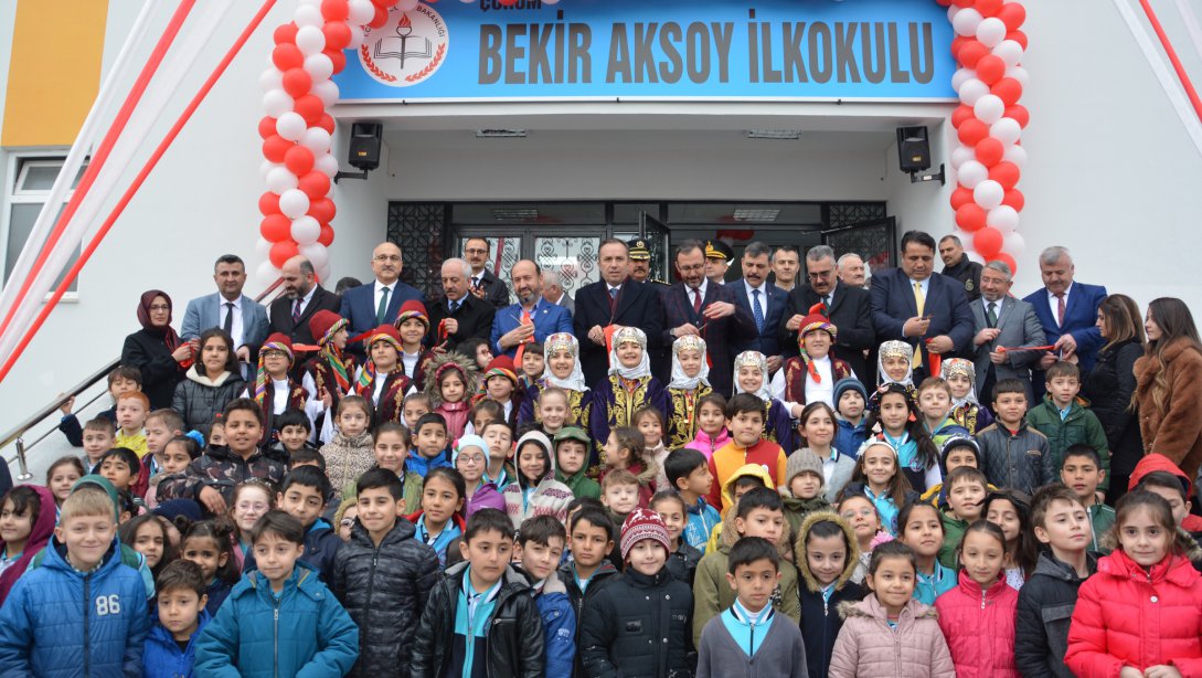 Gençlik ve Spor Bakanı Sayın Mehmet Muharrem KASAPOĞLU Üç Okulumuzun Açılışını Yaptı
