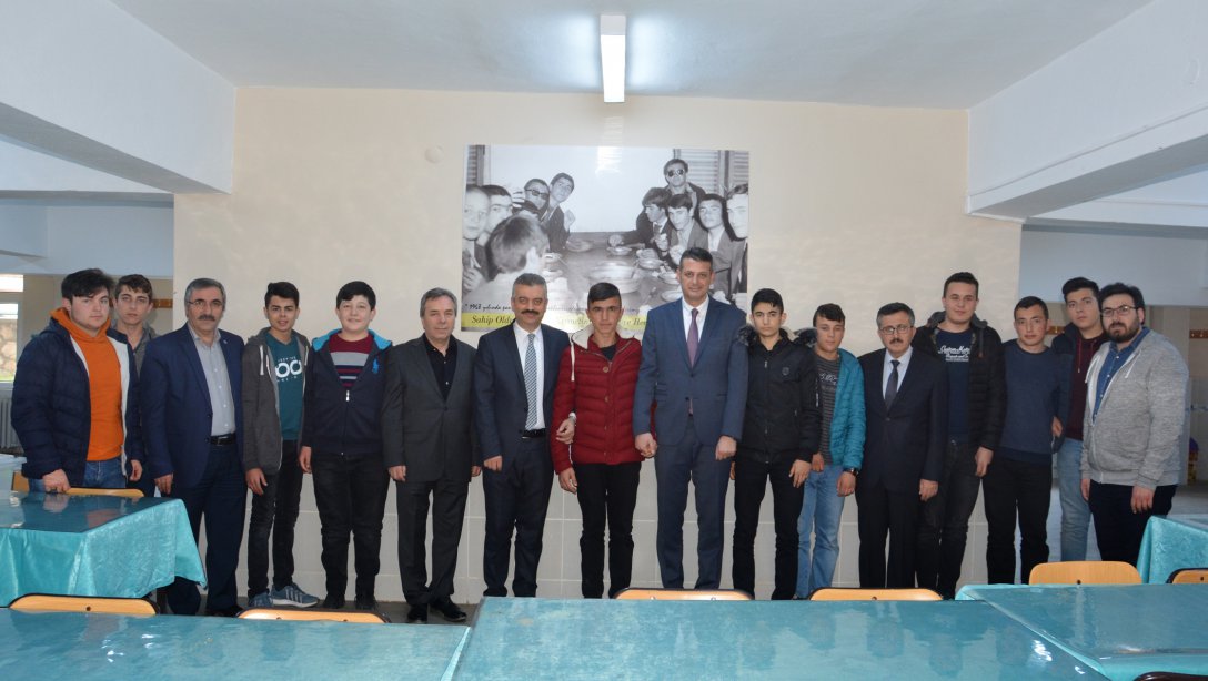 İl Milli Eğitim Müdürümüz Sayın Yahya ÇOBAN Şehit Erol Olçok Anadolu İmam Hatip Lisesini Ziyaret Etti