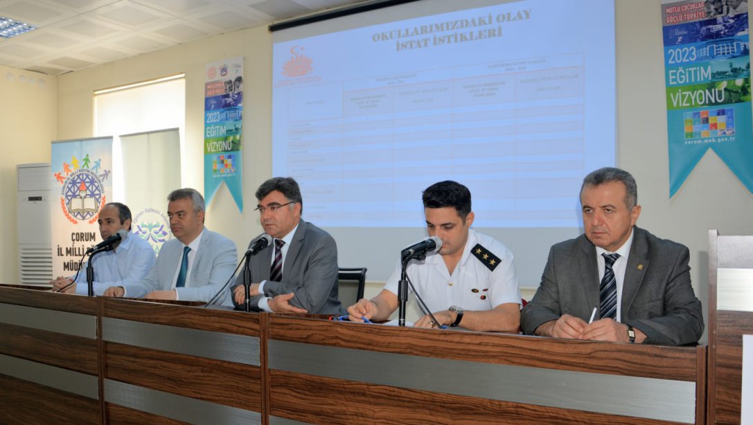 Okul Güvenliği Mayıs Ayı Toplantısı Yapıldı