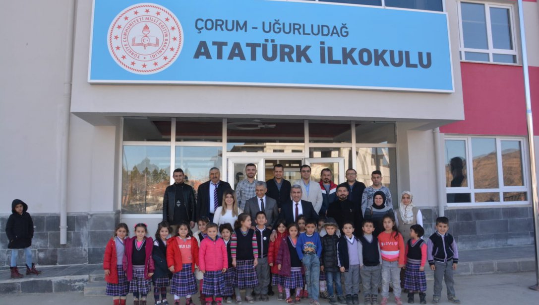  İL MEM SARI, Uğurludağ İlçesindeki Okulları Ziyaret Etti