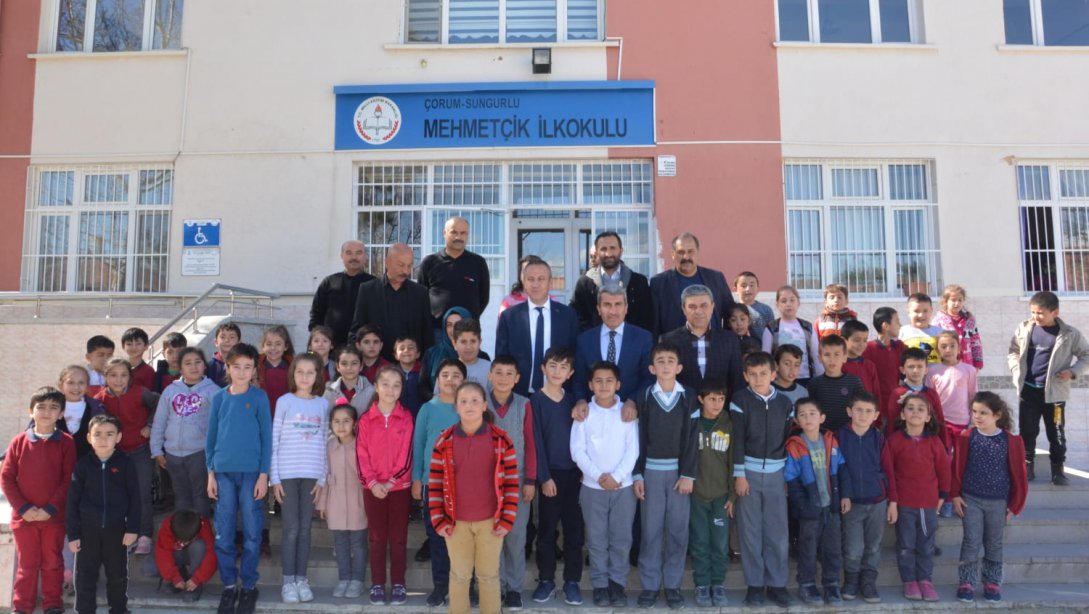 İL MEM SARI, Sungurlu' da Okulları Ziyaret Etti