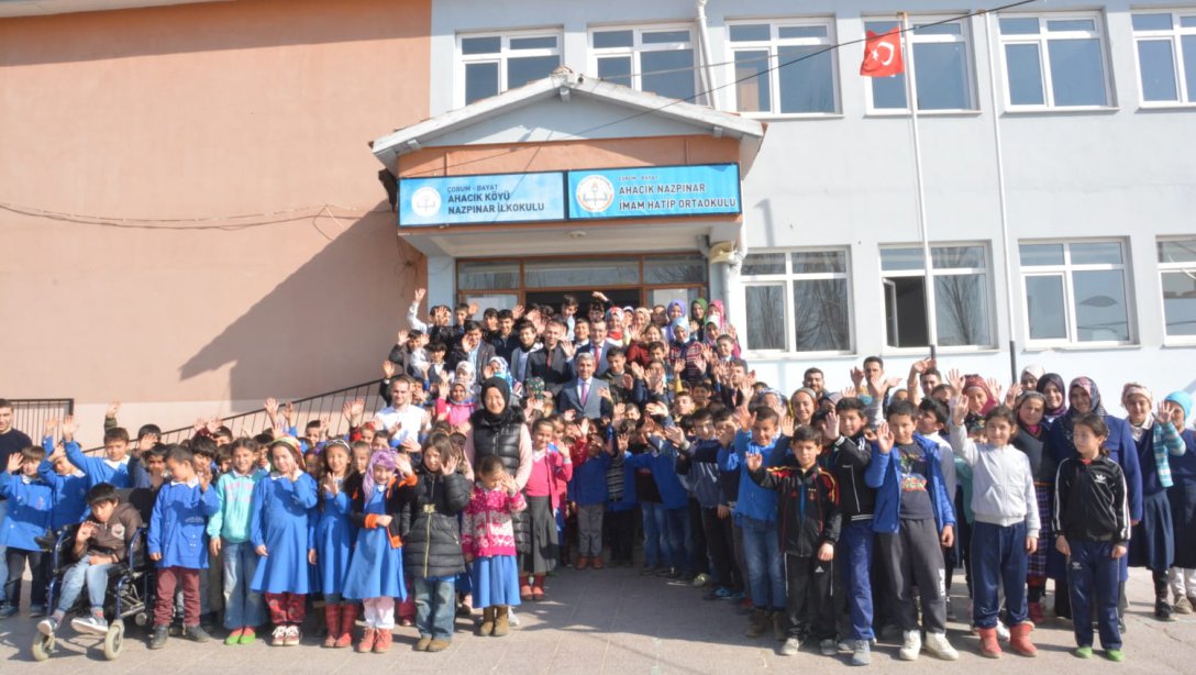 İL MEM SARI, Bayat İlçesindeki Okulları Ziyaret Etti