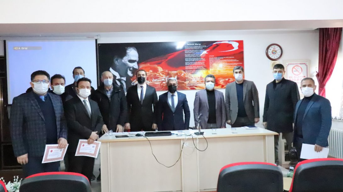İL MEM SARI Başkanlığında Osmancık İlçesinde Okul Müdürleri Toplantısı Gerçekleştirildi