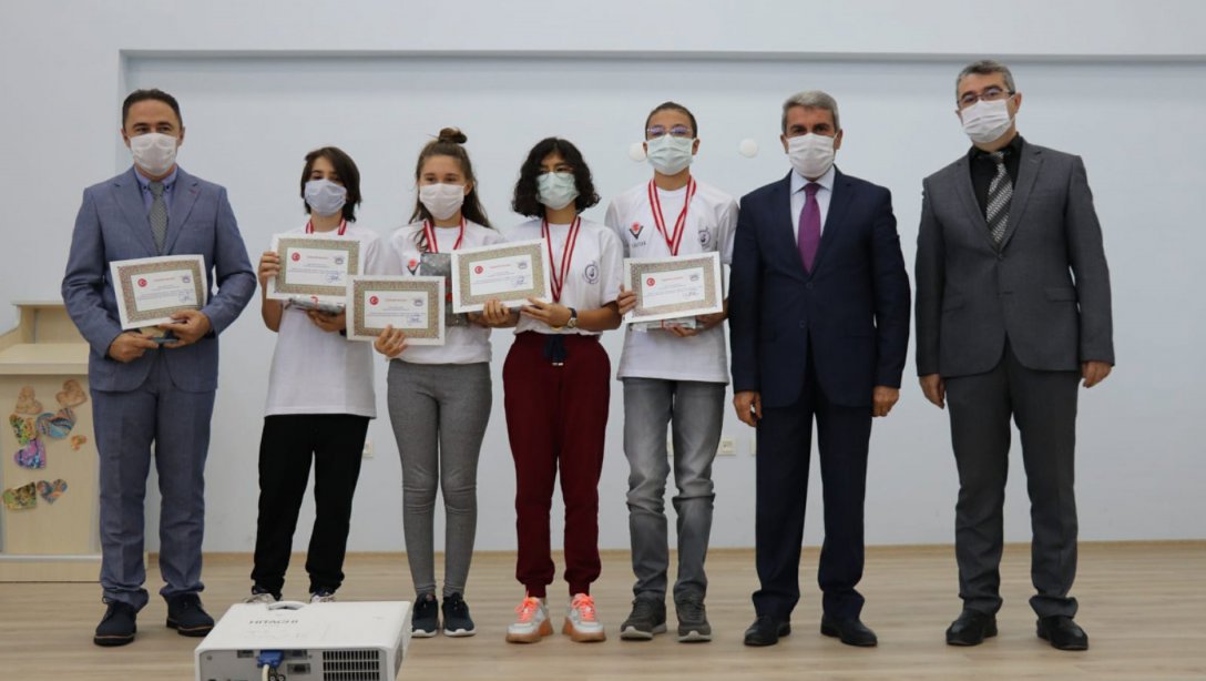 2020 Yılı TÜBİTAK Ortaokul Proje Yarışmasında BİLSEM'den 3 Türkiye Derecesi