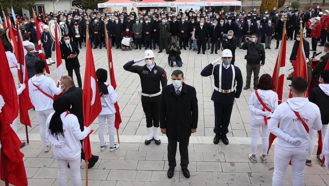 18 Mart Şehitler Günü ve Çanakkale Deniz Zaferi'nin 106. Yıl Dönümü Anma Günü Programı Düzenlendi
