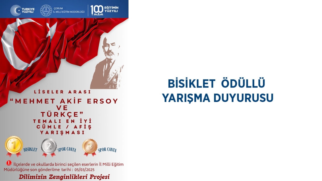 Dilimizin Zenginlikleri Projesi Eylem Planı Mart Ayı Etkinlikleri Kapsamında Lise Öğrencilerimiz Arası Cümle Ve Afiş Yarışması Düzenlenmiştir.